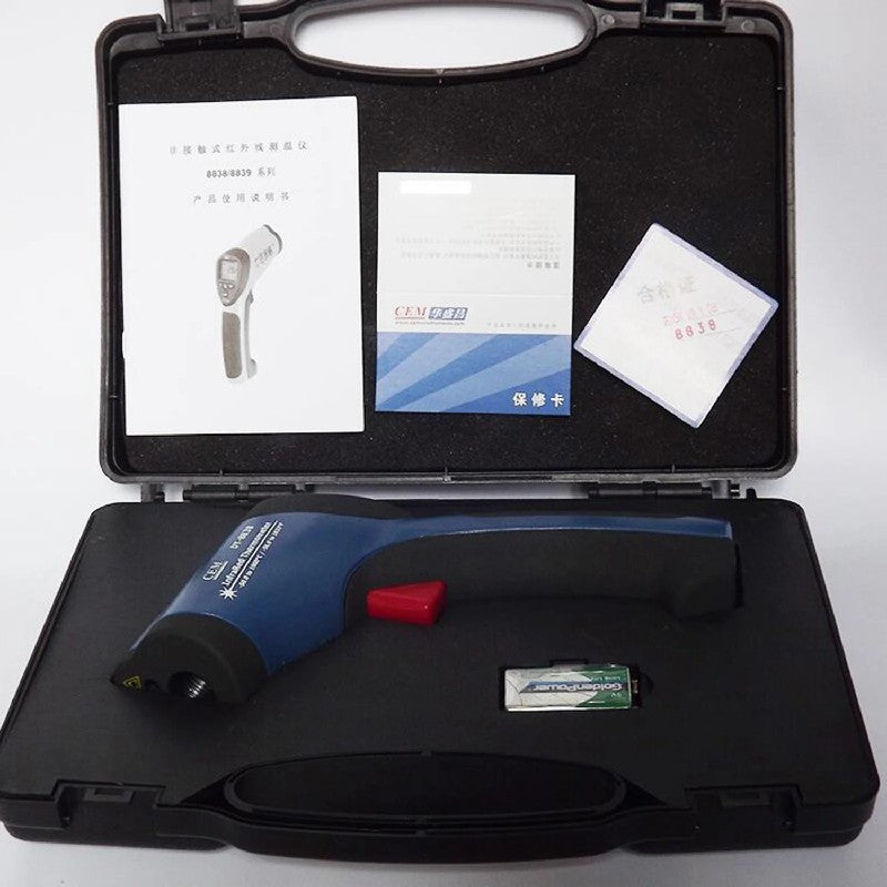 CEM DT-8829 DT-8838 DT-8839 Infrared Thermometer Handheld Non-Contact High Temperature Industrial Electronic Laser Induction CEM DT-8829 DT-8838 DT-8839 Infrared Thermometer Handheld Non-Contact High Temperature Industrial Electronic Laser Induction